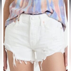 NWT FREE PEOPLE Women’s Loving Good Vibrations Shorts in Spring White size 30